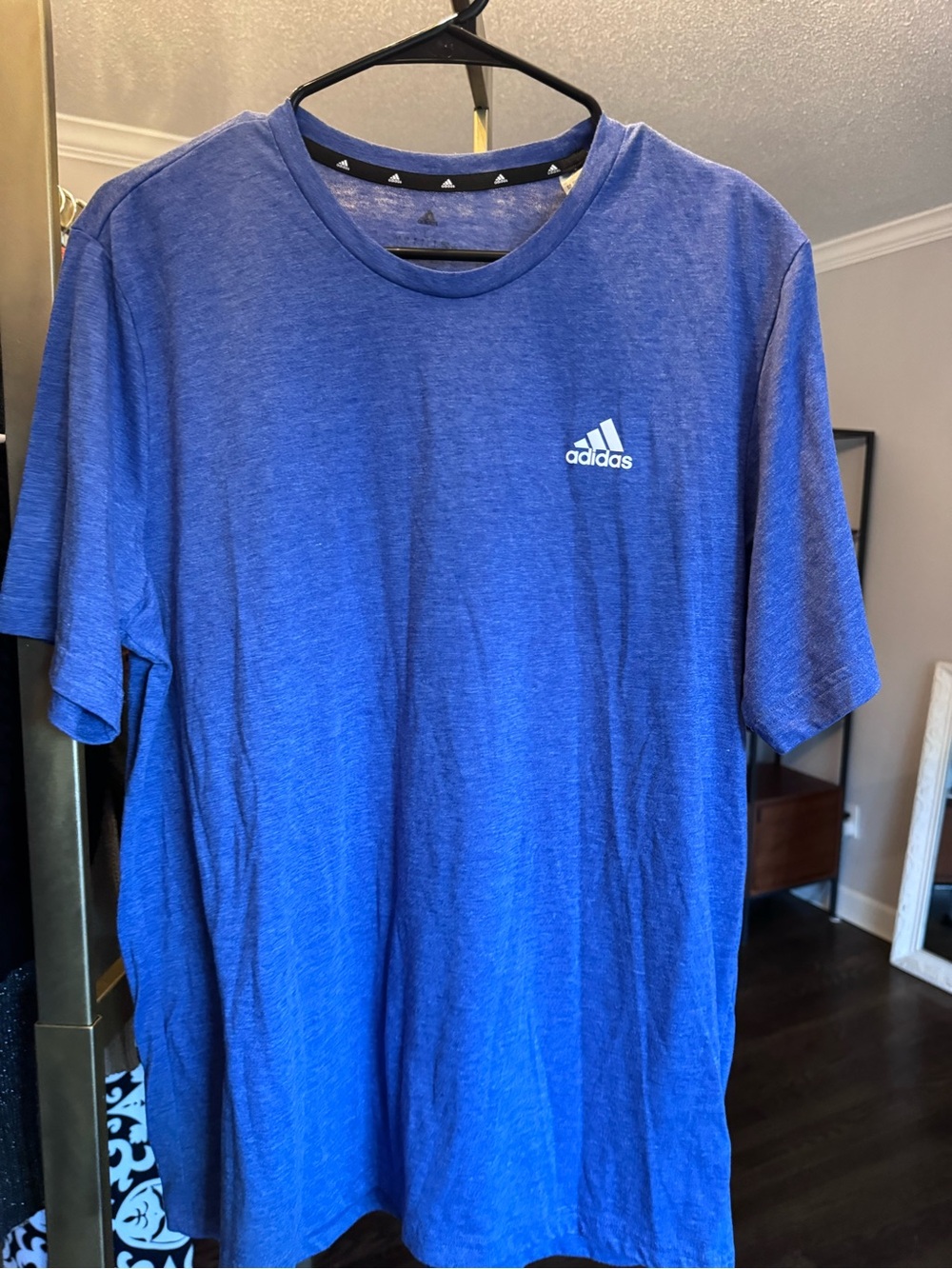 adidas Men's Royal Blue Short Sleeve Performance Tee